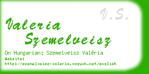 valeria szemelveisz business card